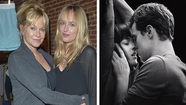 Melanie Griffith, Dakota Johnson, Jamie Dornan 
