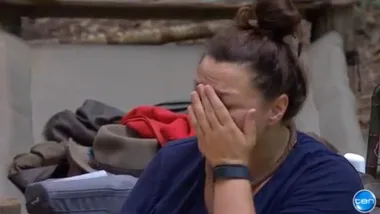 Chrissie Swan crying