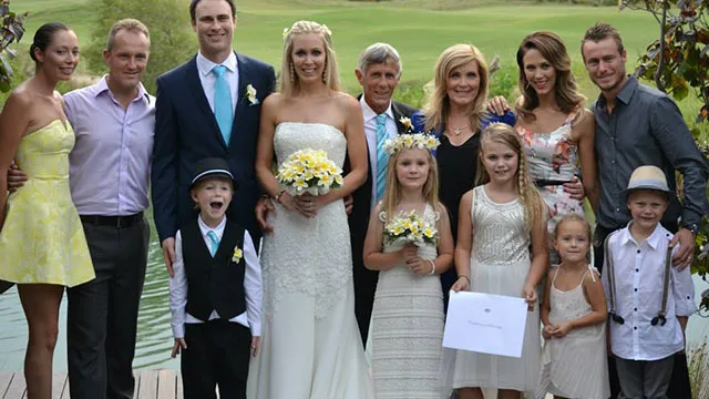 Bec Hewitt wedding