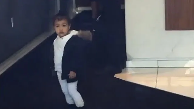 kim kardashian leaves north west behind