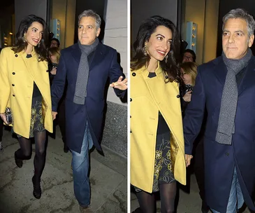 george amal clooney date night