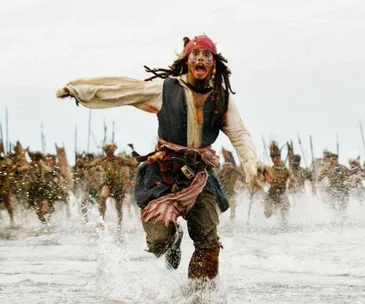 johnny depp injured during pirates of caribbean