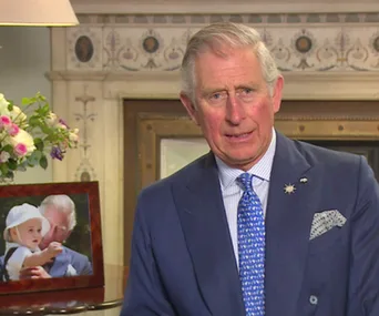 Prince Charles and Prince George