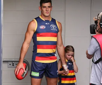 Taylor 'Tex' Walker and team mascot
