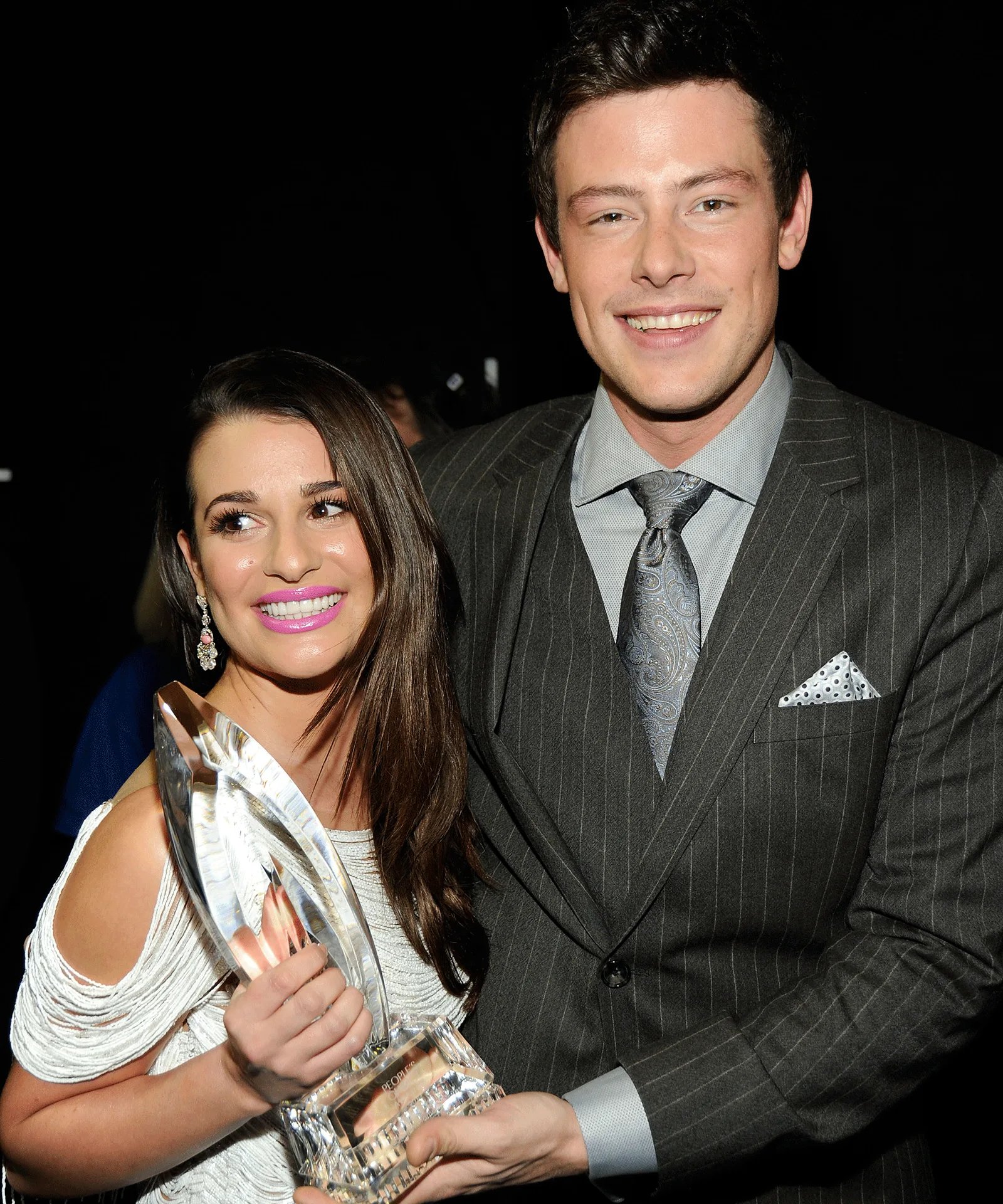 Lea Michele and Cory Monteith met on the set of hit show Glee