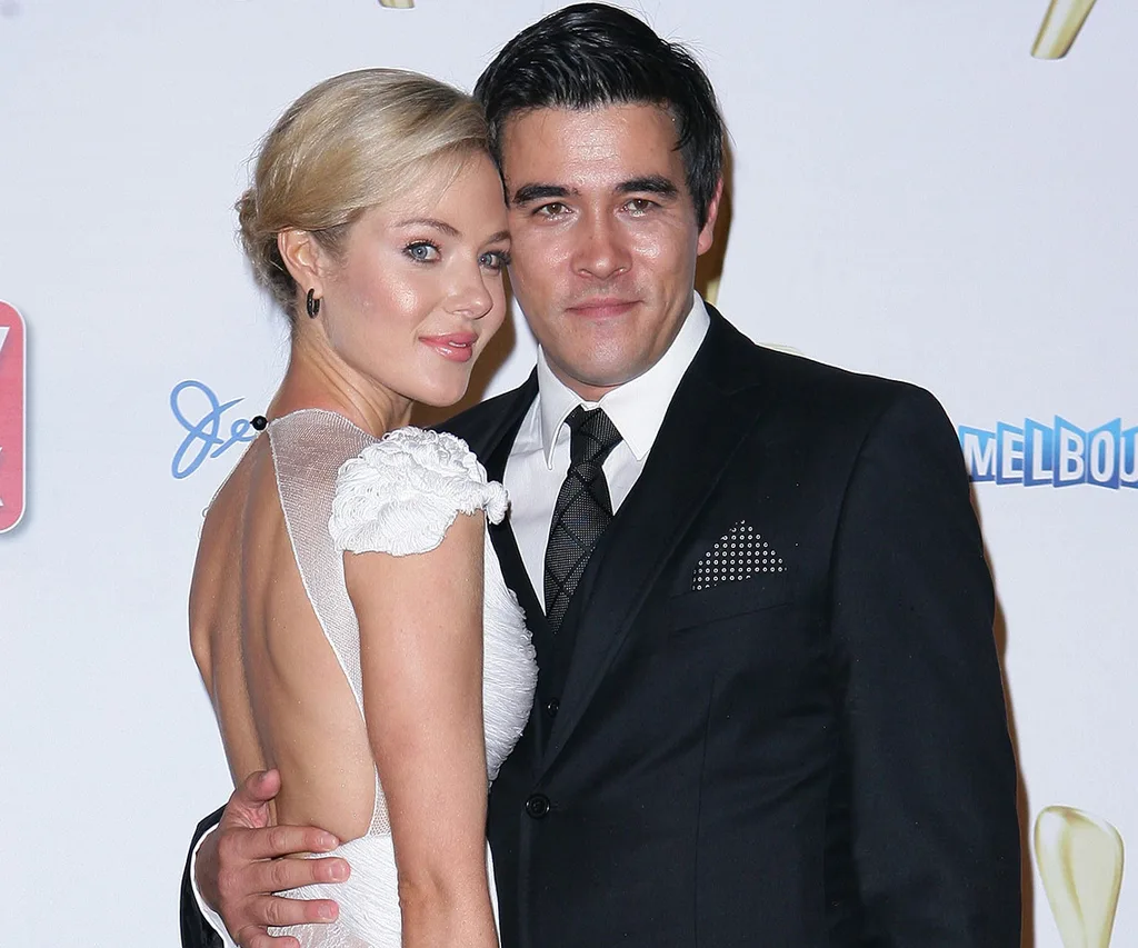 Jessica Marais and James Stewart 