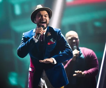 Guy Sebastian during rehearsal at Eurovision!
