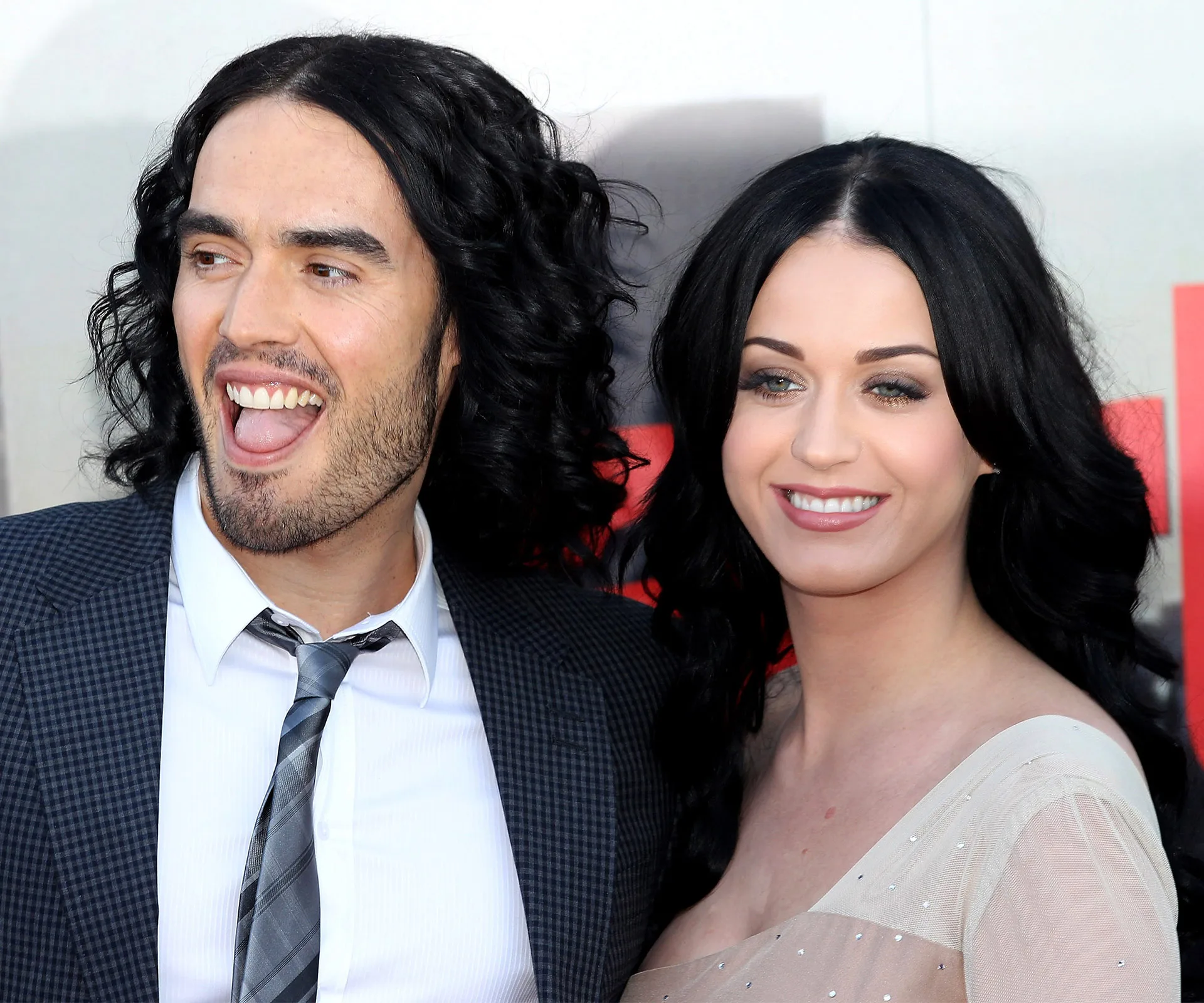 Katy Perry and Russell Brand