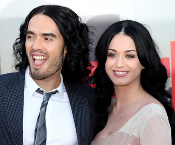 Katy Perry and Russell Brand 