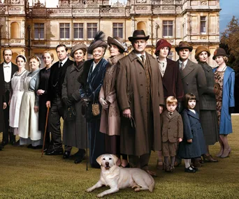 The cast of Downton Abbey