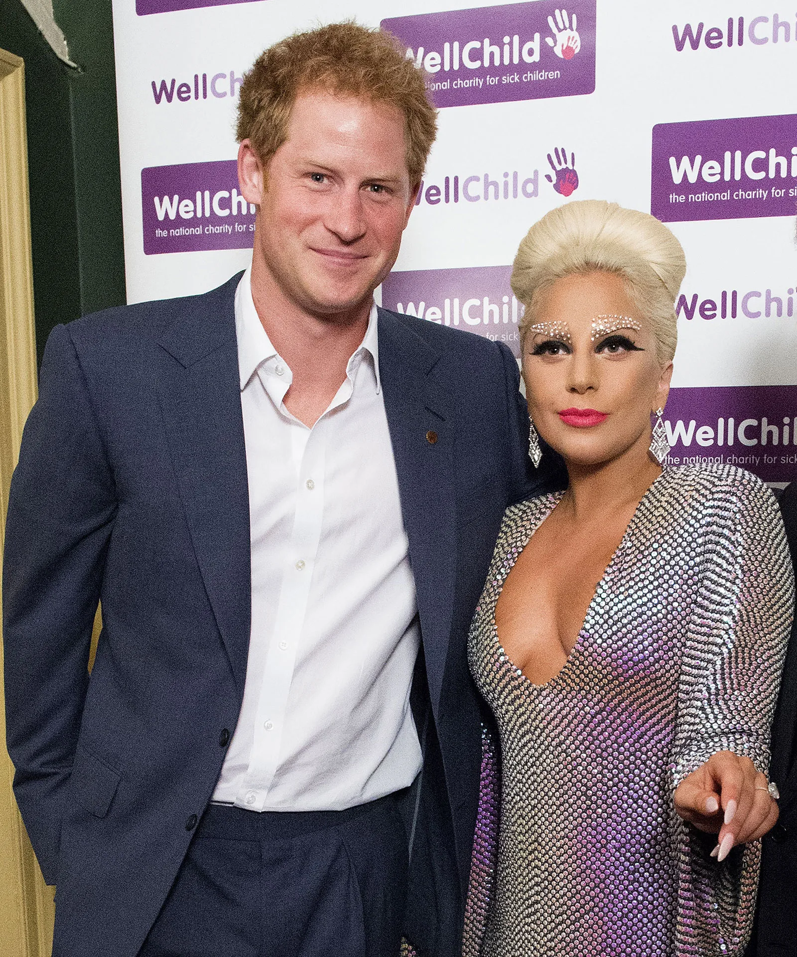 Lady Gaga meets Prince Harry