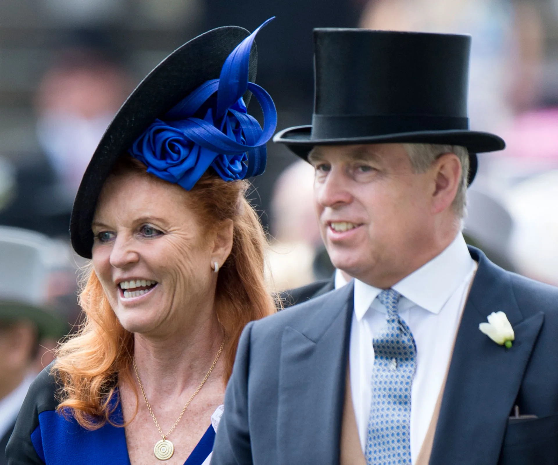 Former Duchess of York, Sarah Ferguson and Prince Andrew