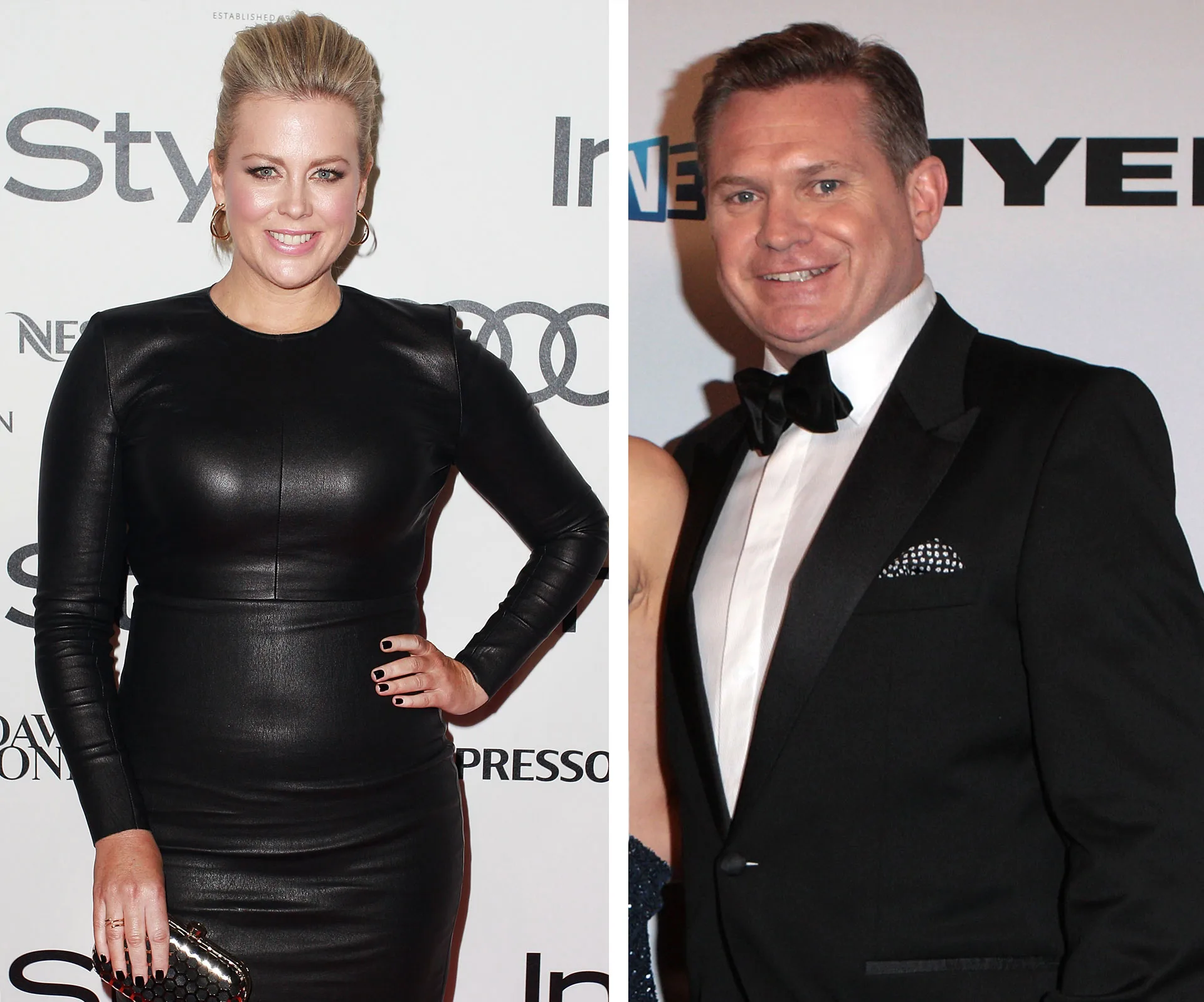 Samantha Armytage and Micheal Usher