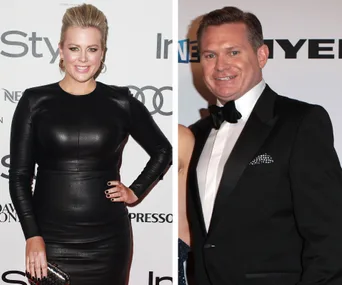 Samantha Armytage and Micheal Usher 