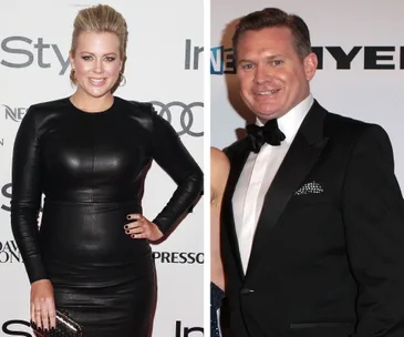 Samantha Armytage and Micheal Usher 