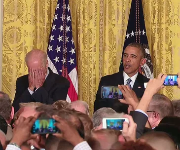 Barack Obama and Joe Biden