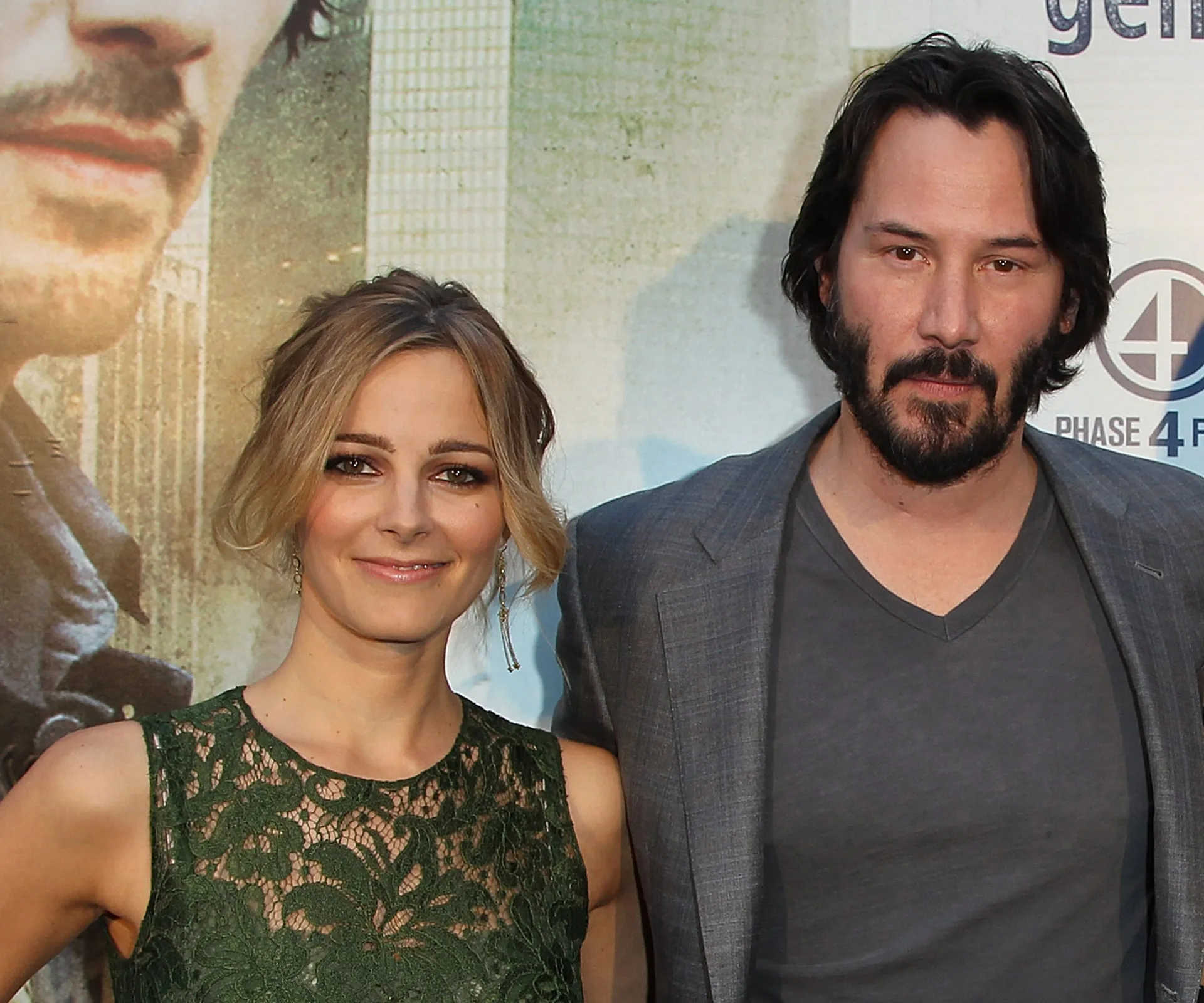 Keanu Reeves and Bojana Novakovic