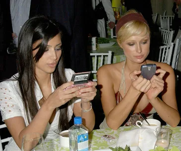 Kim Kardashian and Paris Hilton
