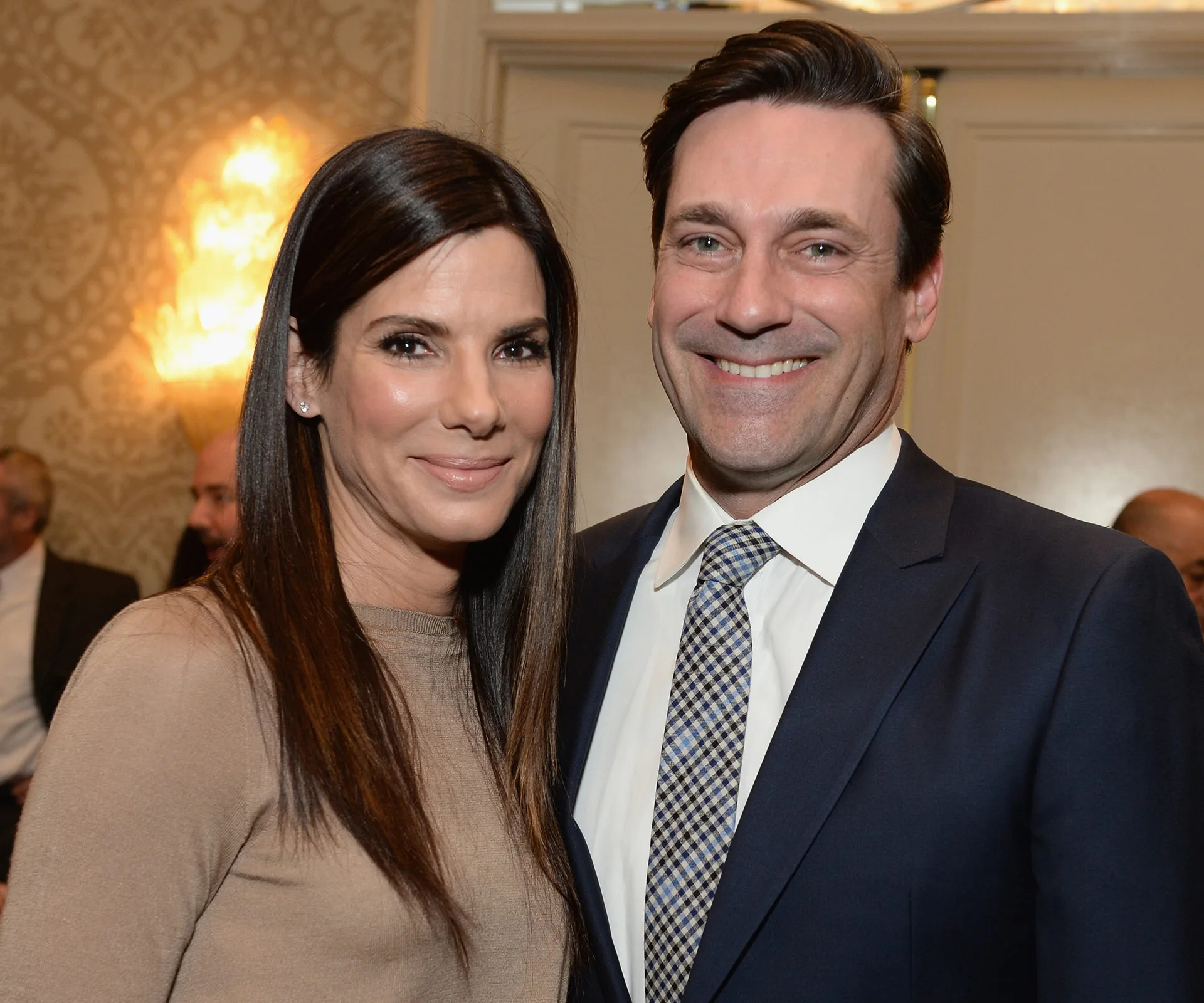 Sandra Bullock and Jon Hamm