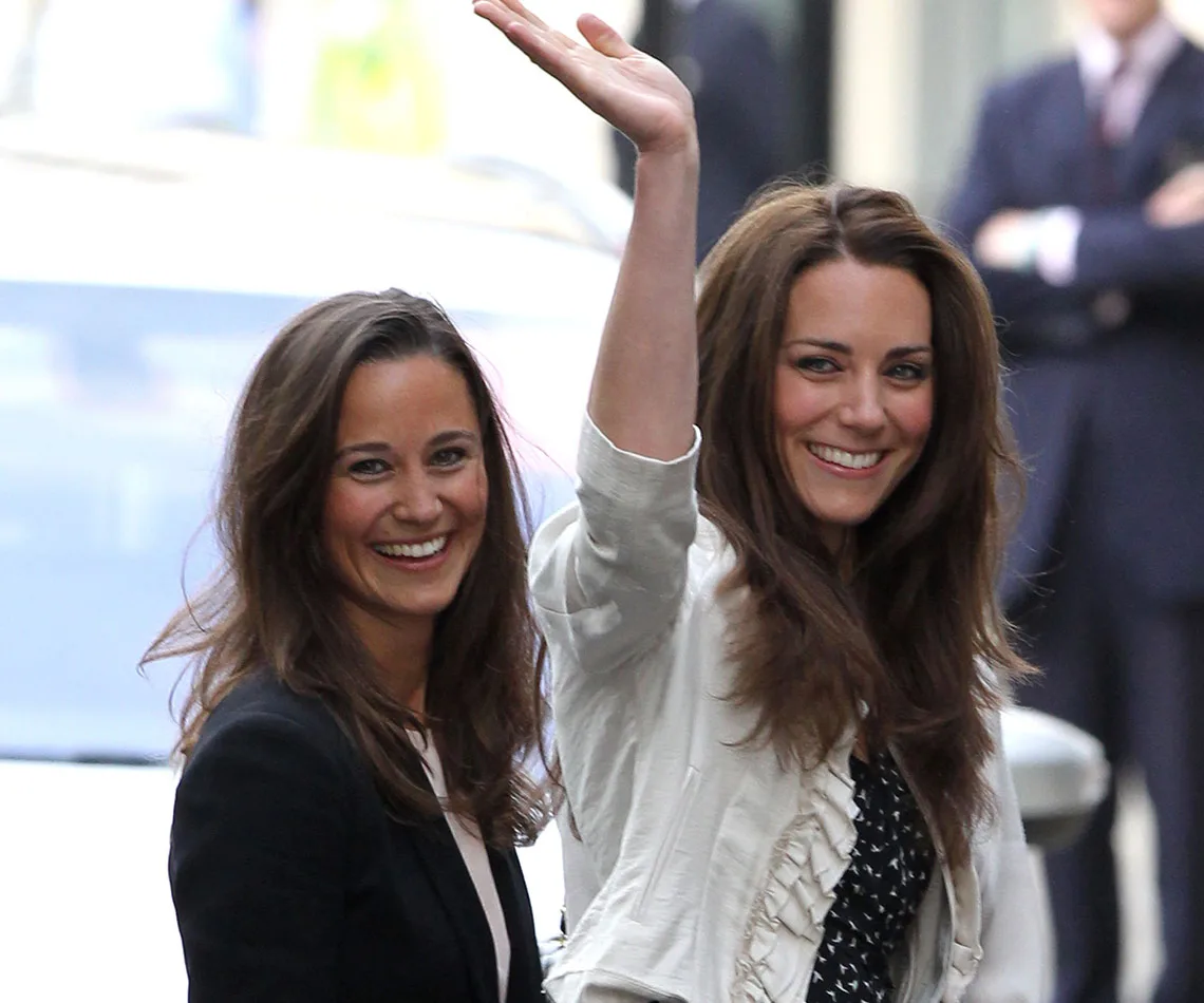 Pippa Middleton and Catherine, the Duchess of Cambridge