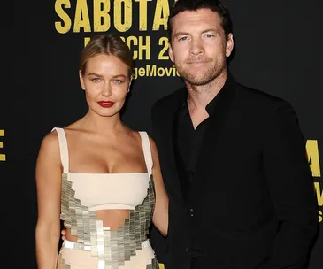 Lara Bingle and Sam Worthington 