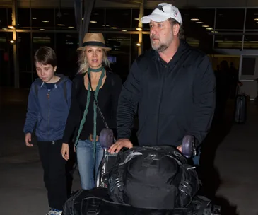 Russell Crowe and Danielle Spencer
