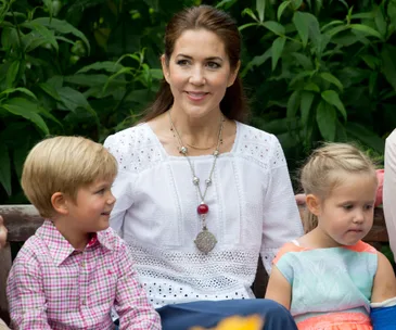 Princess Mary, Princess Josephine and Prince Christian. 