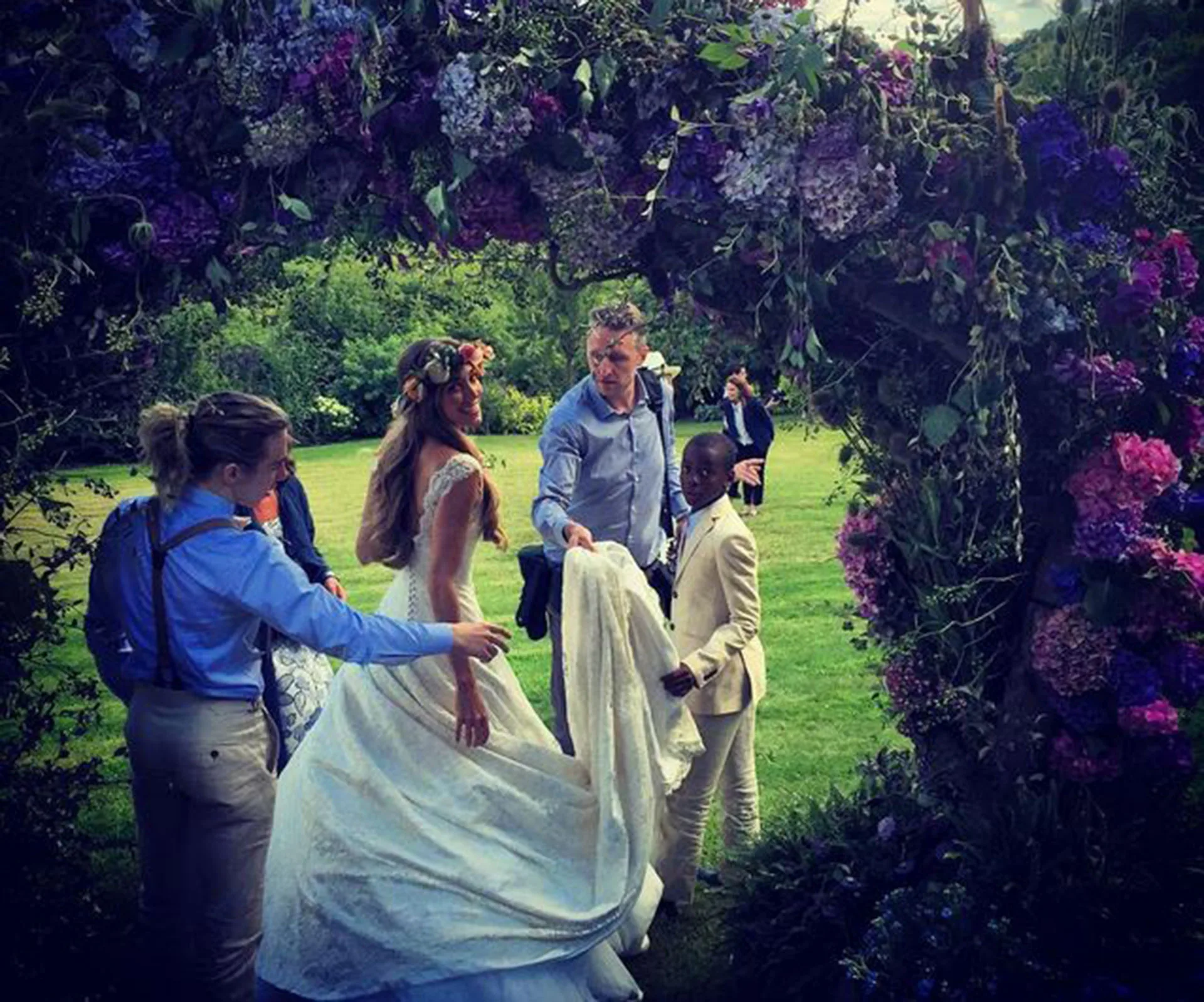 Jacqui Ainsley and Guy Ritchie's Wedding