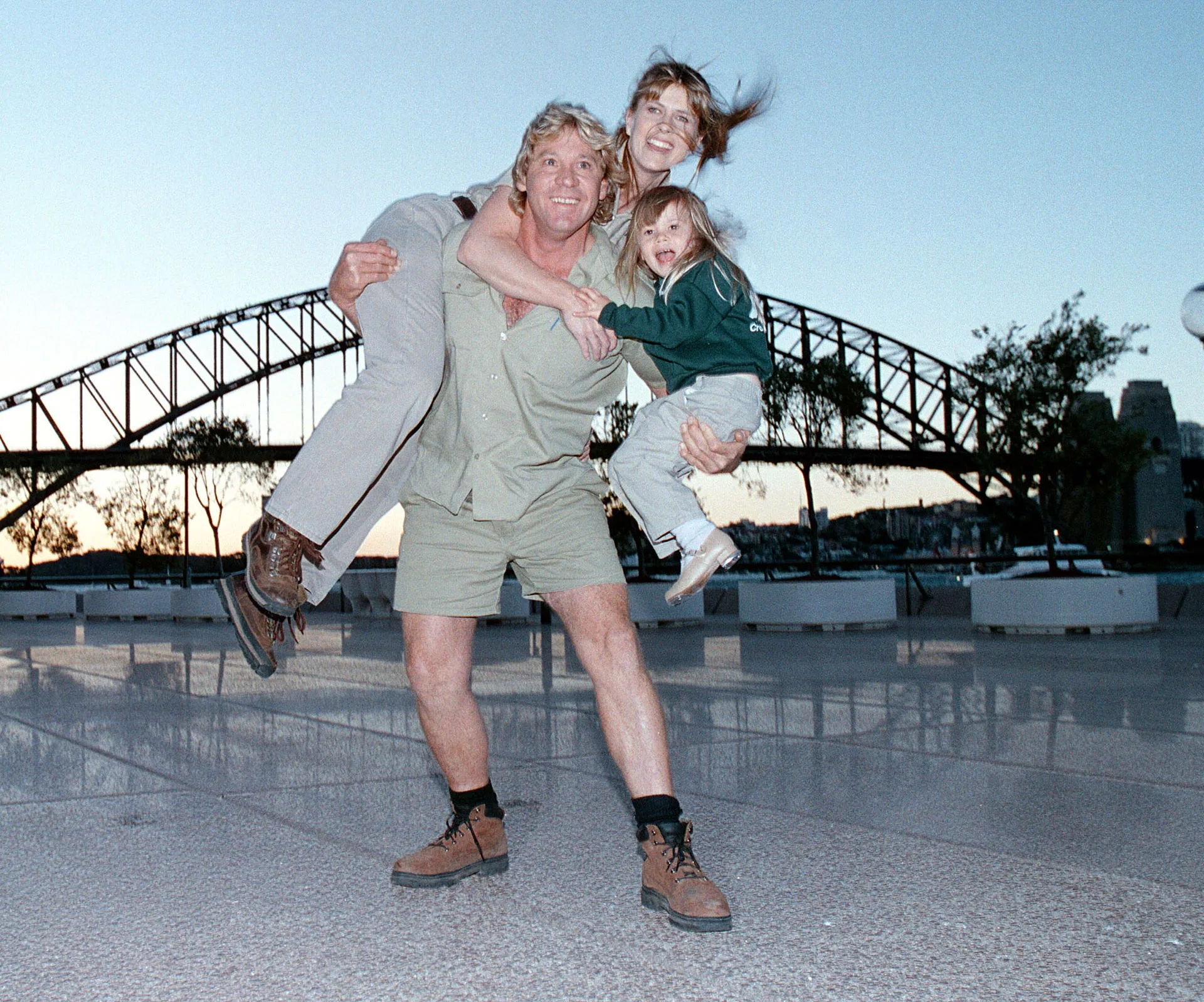 Steve Irwin, Terri Irwin and Bindi Irwin