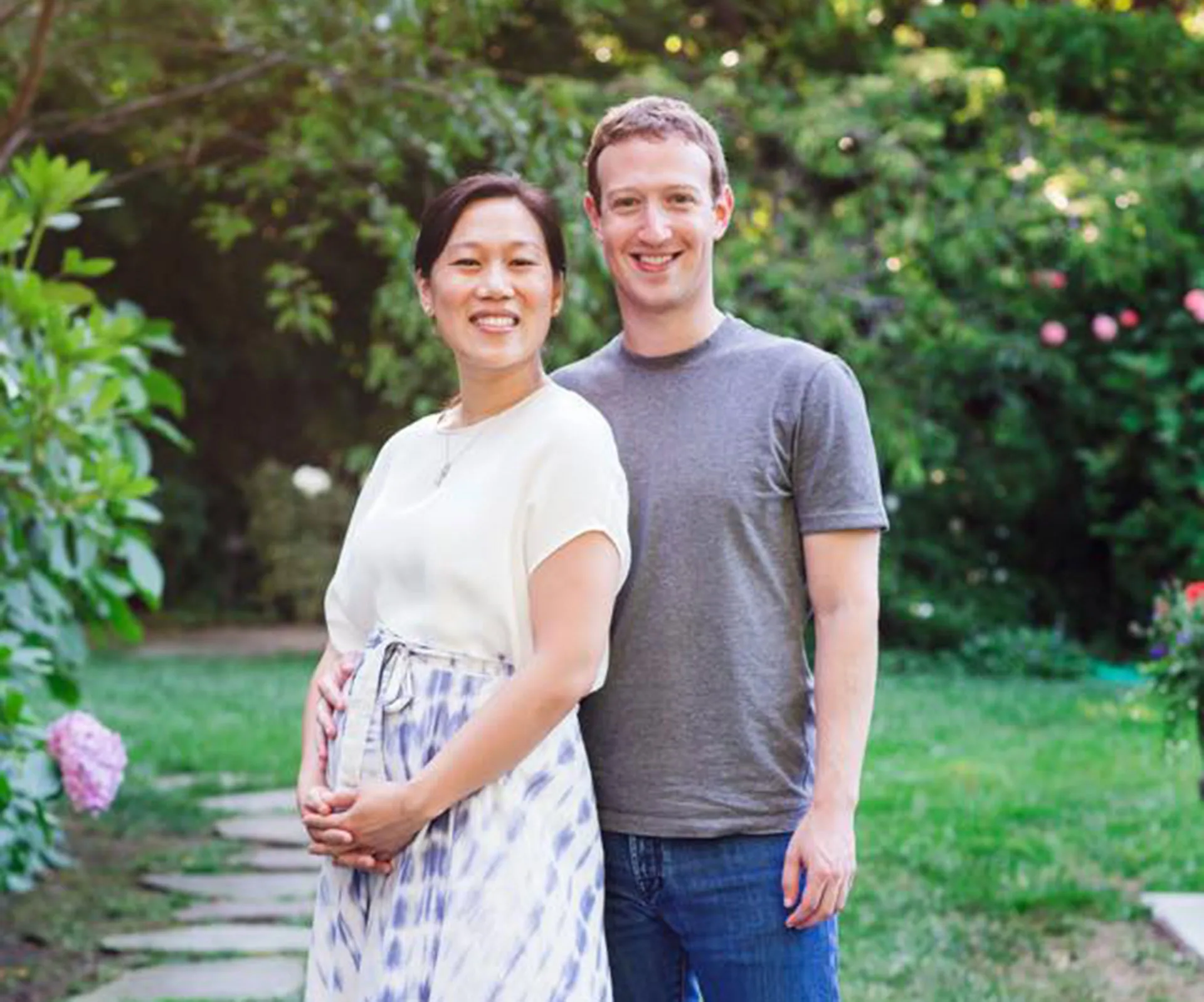 Mark Zuckerberg and Priscilla Chan