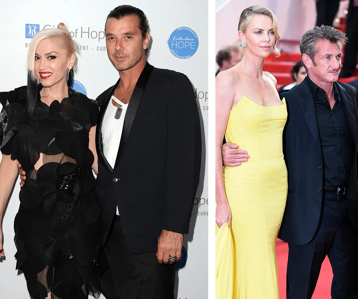 Gwen stefani, Gavin Rossdale, Charlize Theron, Sean Penn