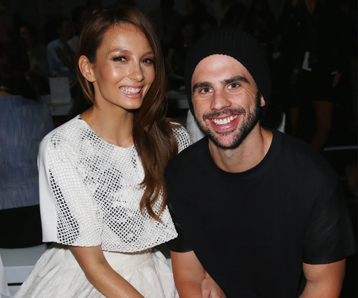 Ricki-Lee Coulter and fiance, Richard Harrison