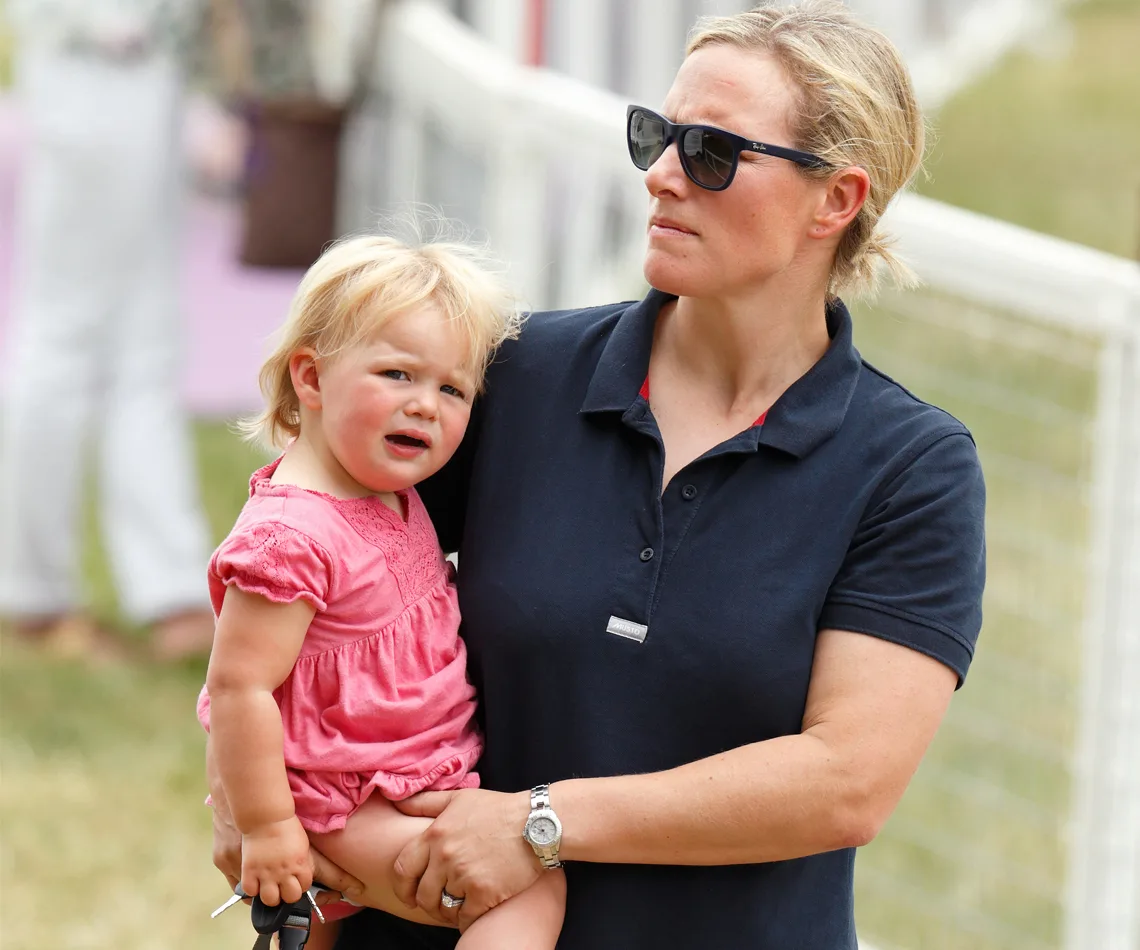 Zara Phillips and Mia Tindall