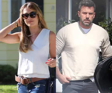 Ben Affleck and Christin Ouzounian
