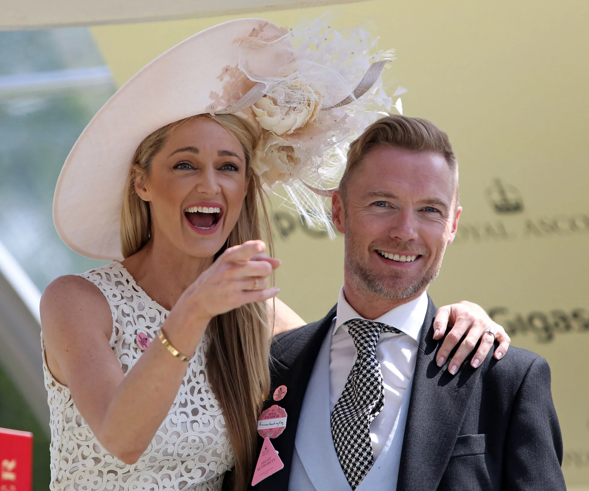 Ronan Keating and Storm Uechtritz