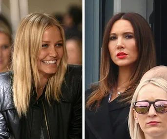 Kyly Clarke and Lara Bingle