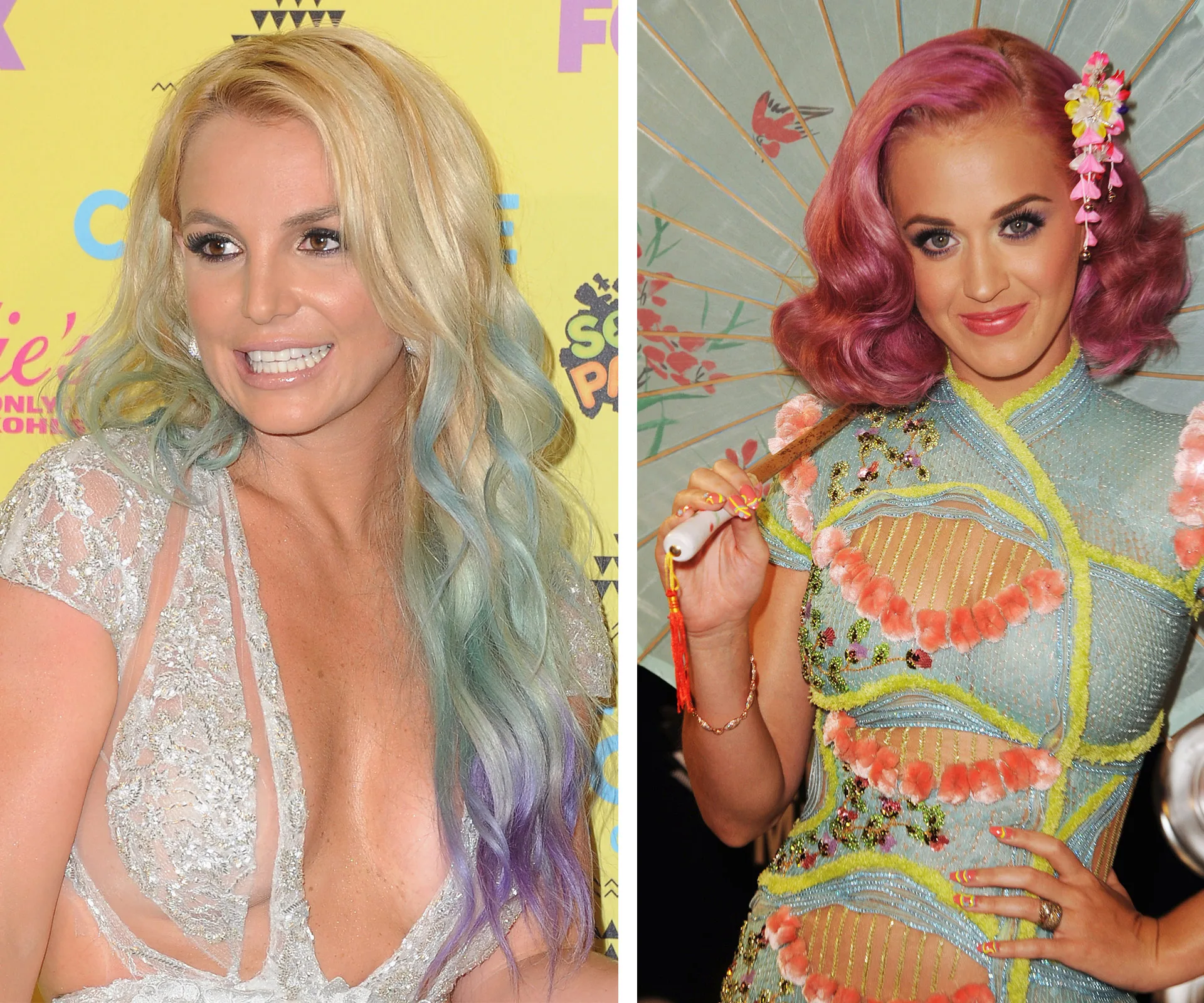 Katy Perry and Britney Spears