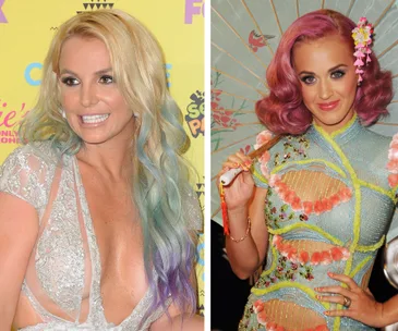 Katy Perry and Britney Spears