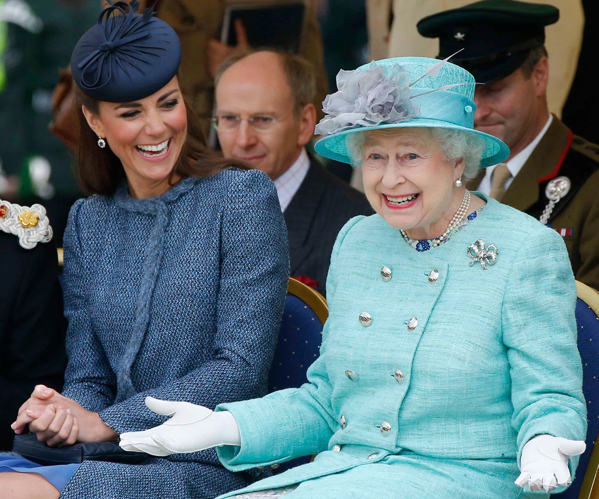 The Queen and Catherine, Duchess of Cambridge