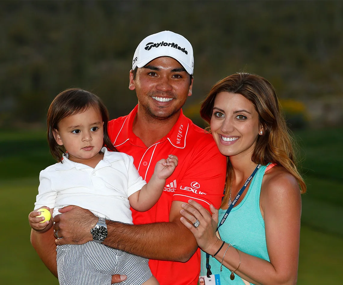 Jason Day, Ellie Harvey and Dash Day