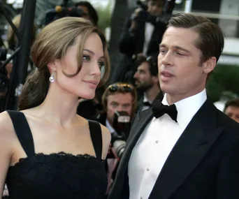 Brad Pitt and Angelina Jolie 