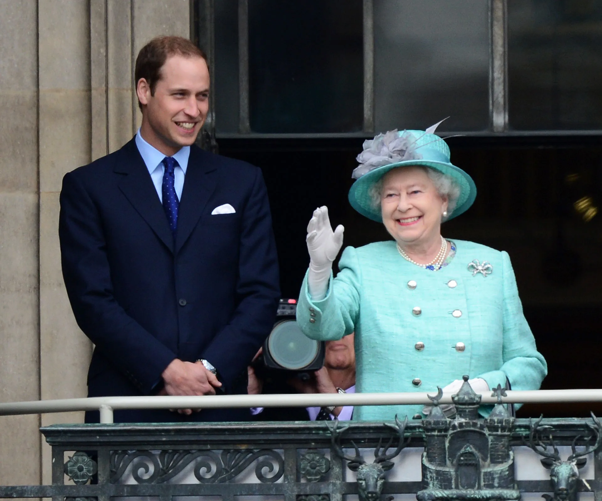 Prince William and The Queen