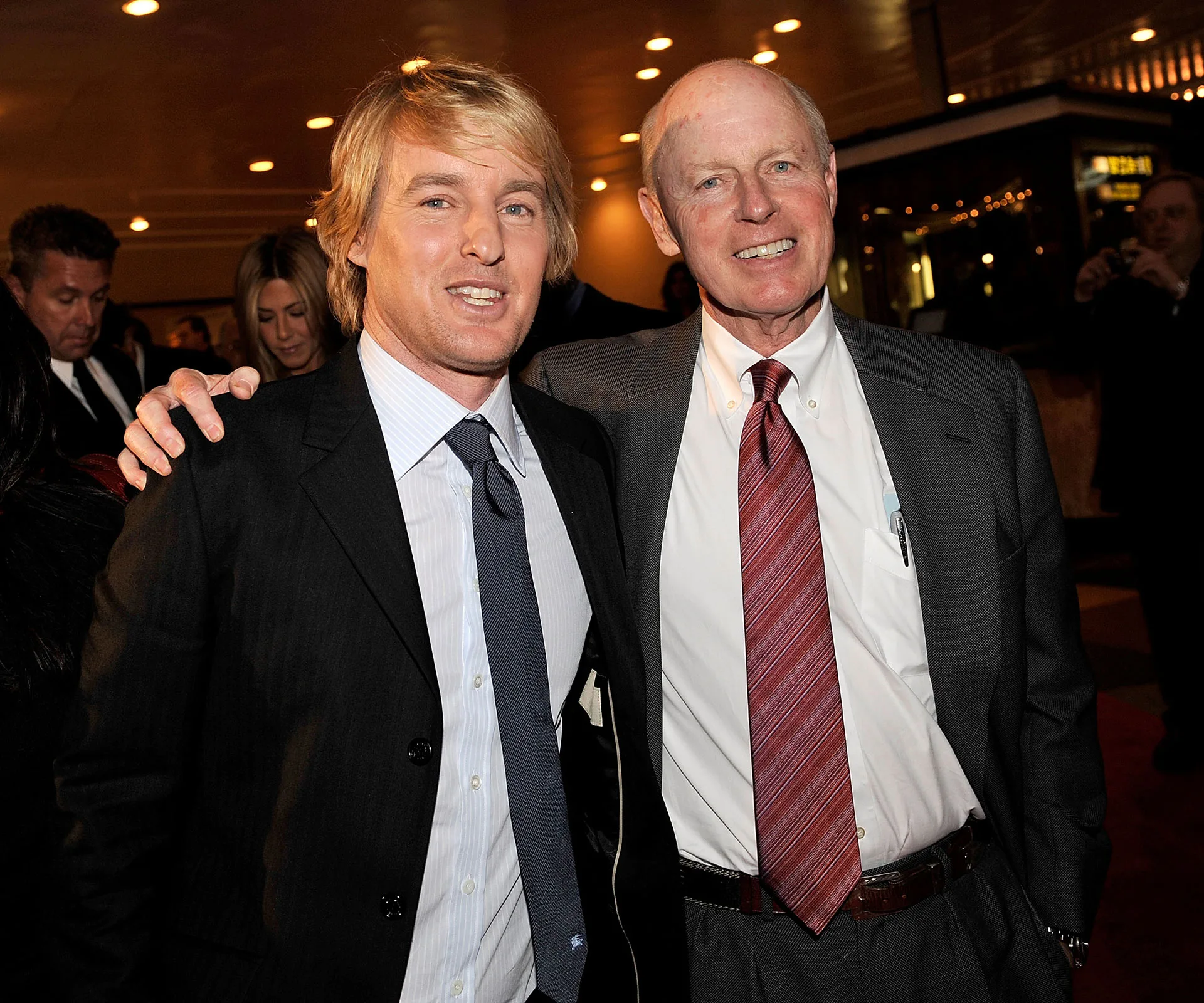 Owen Wilson and his dad Robert 'Bob' Wilson