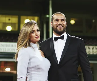Jesinta Campbell and Buddy Franklin 