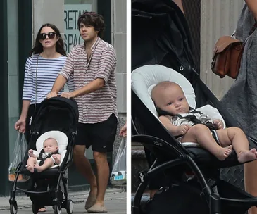 Keira Knightley, James Righton and Edie 