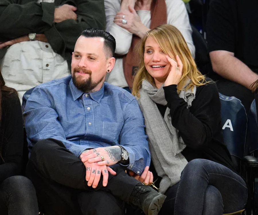 Cameron Diaz and Benji Madden