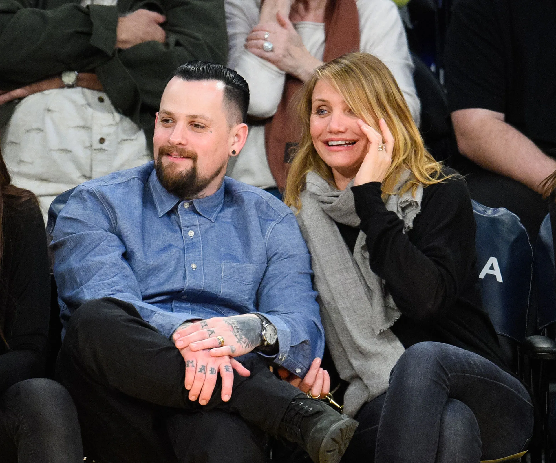 Cameron Diaz and Benji Madden