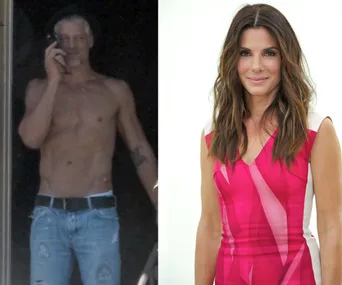 Sandra BUllock and Bryan Randall