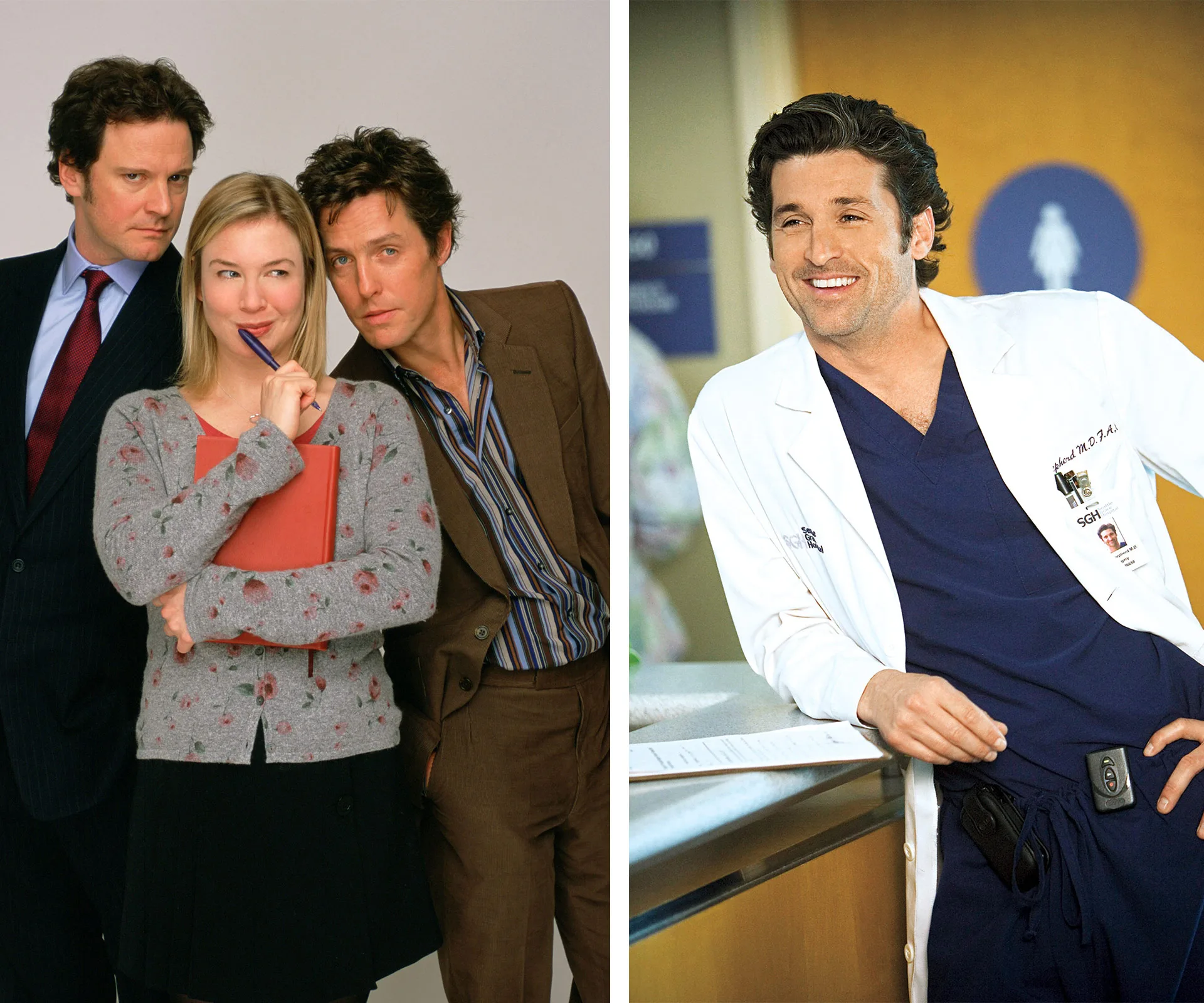 Bridget Jones and Patrick Dempsey