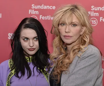 Frances Bean Cobain and Courtney Love 
